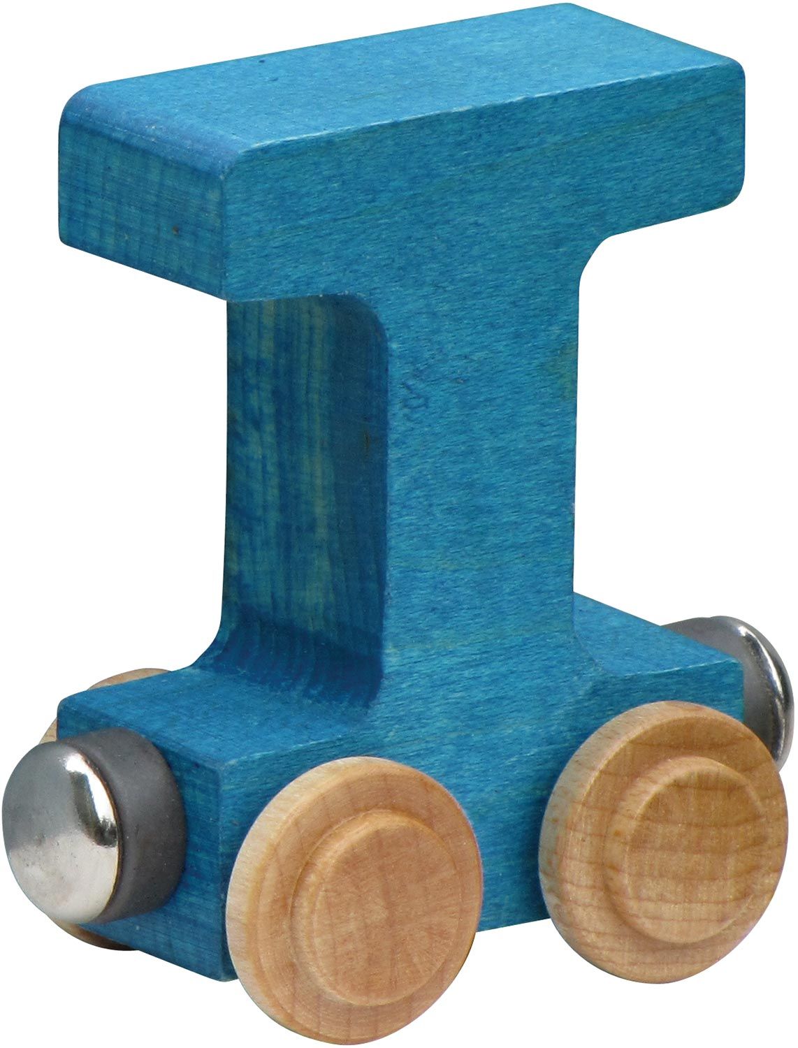 Letter T- Bright Colored Wooden Name Train