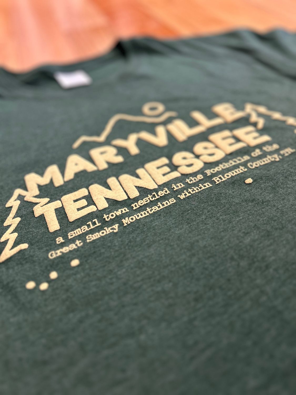 Maryville, Tennessee Puff Print Tee