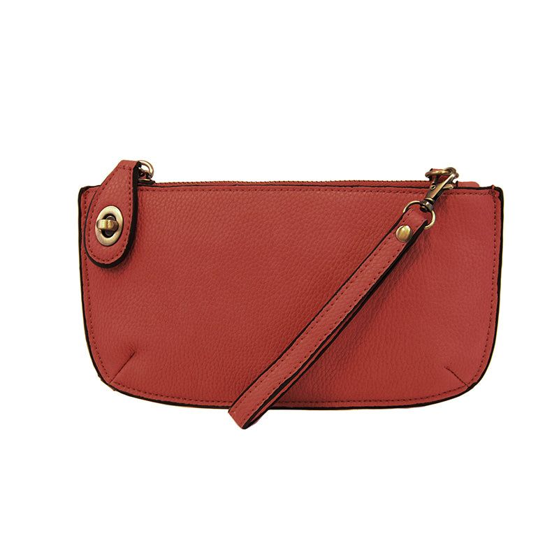The Mini Crossbody Wristlet Clutch, Color: Apple