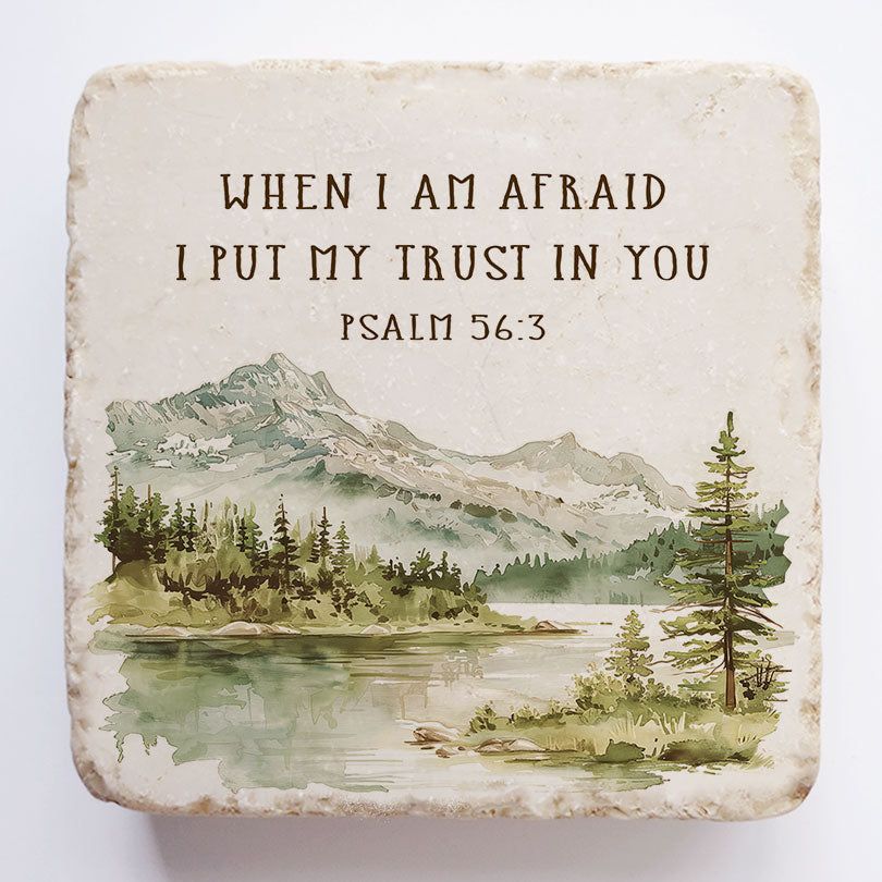 Psalm 56:3 Scripture Stone