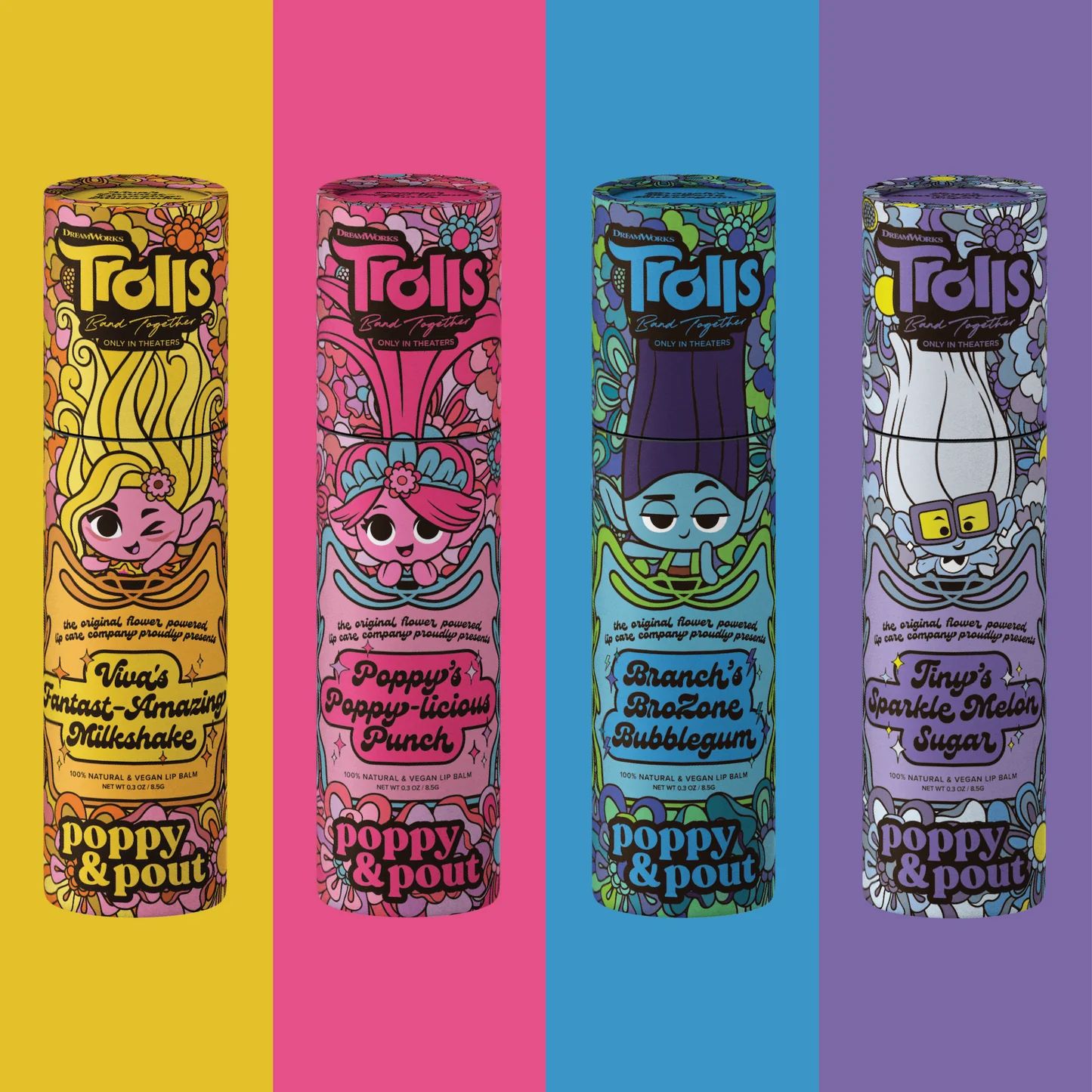 Trolls Limited Edition Lip Balms