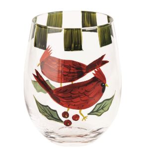 Cardinal Wine Glass