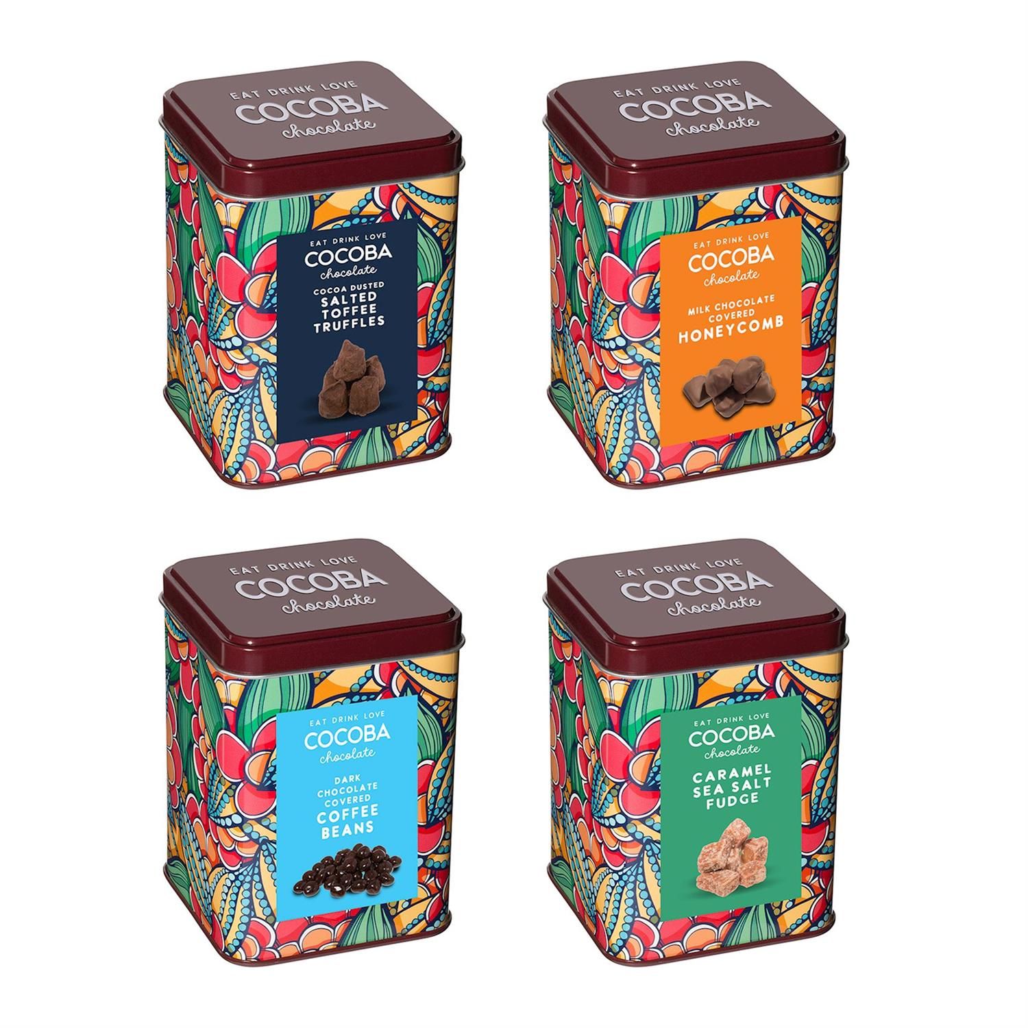 Cocoa Chocolates in Tin