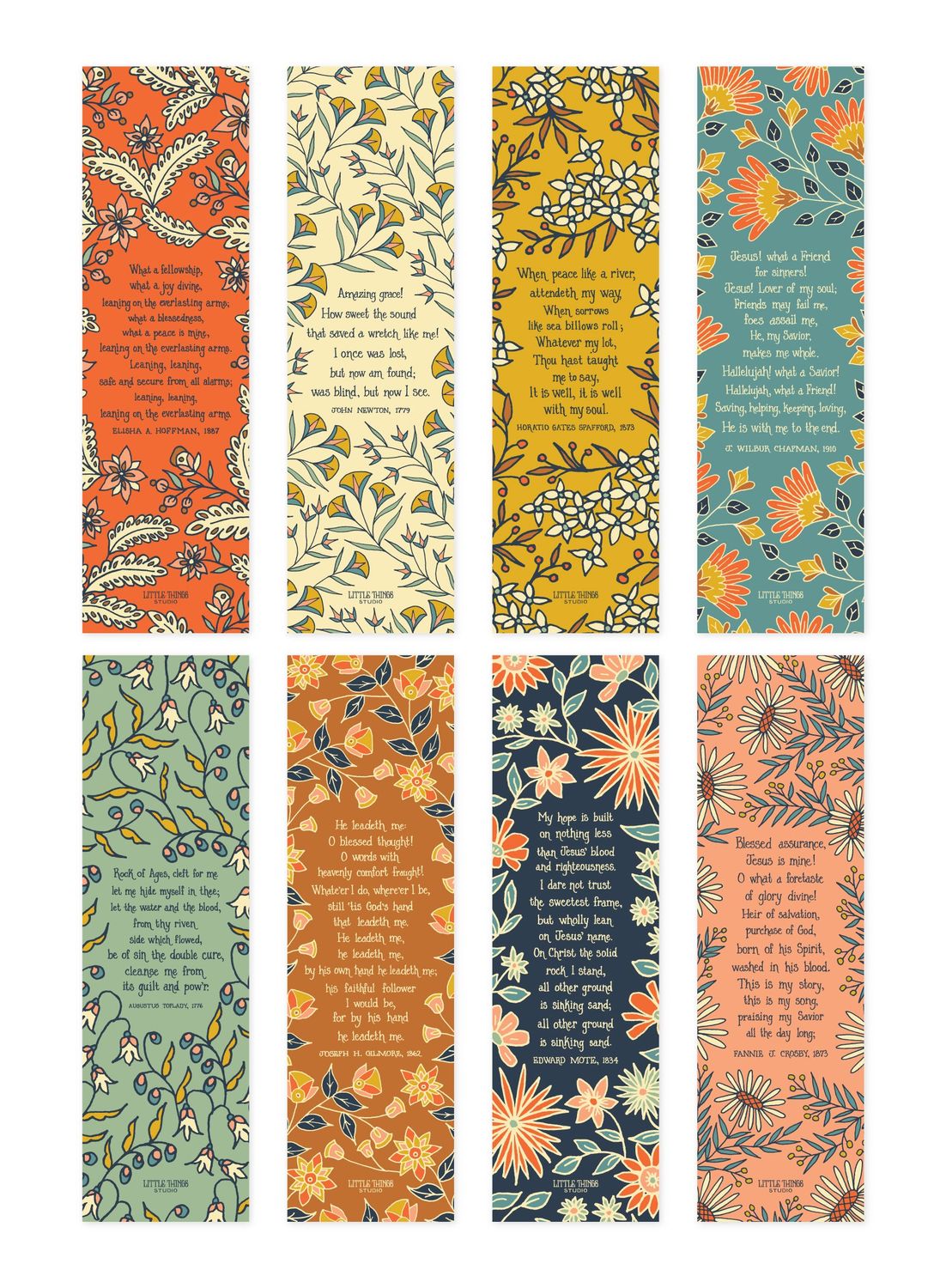 Hymn Bookmark- Assorted Styles