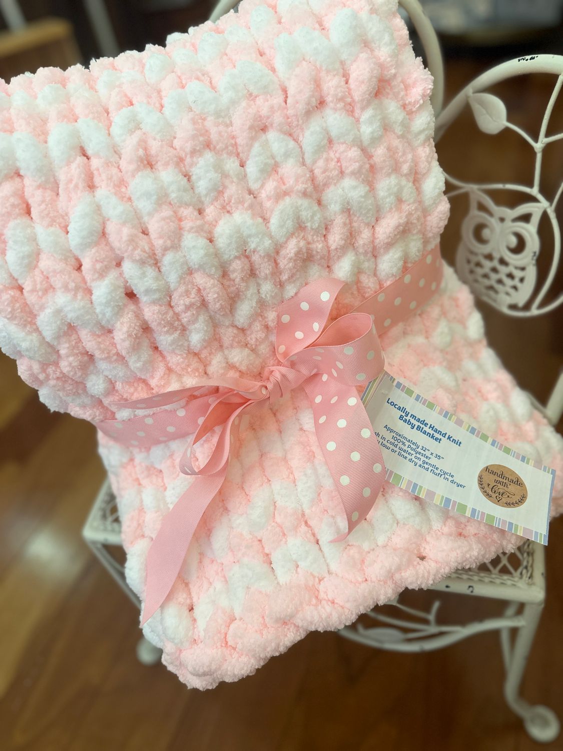 Chunky Knit Baby Blanket