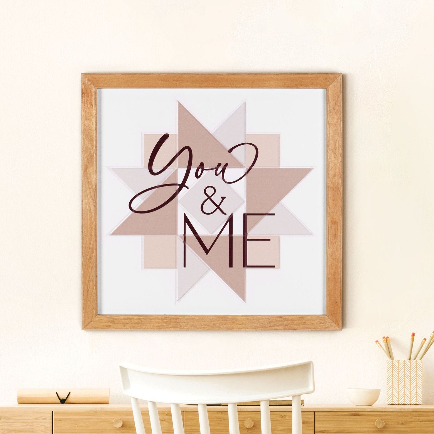 You &amp; Me Framed Wall Art