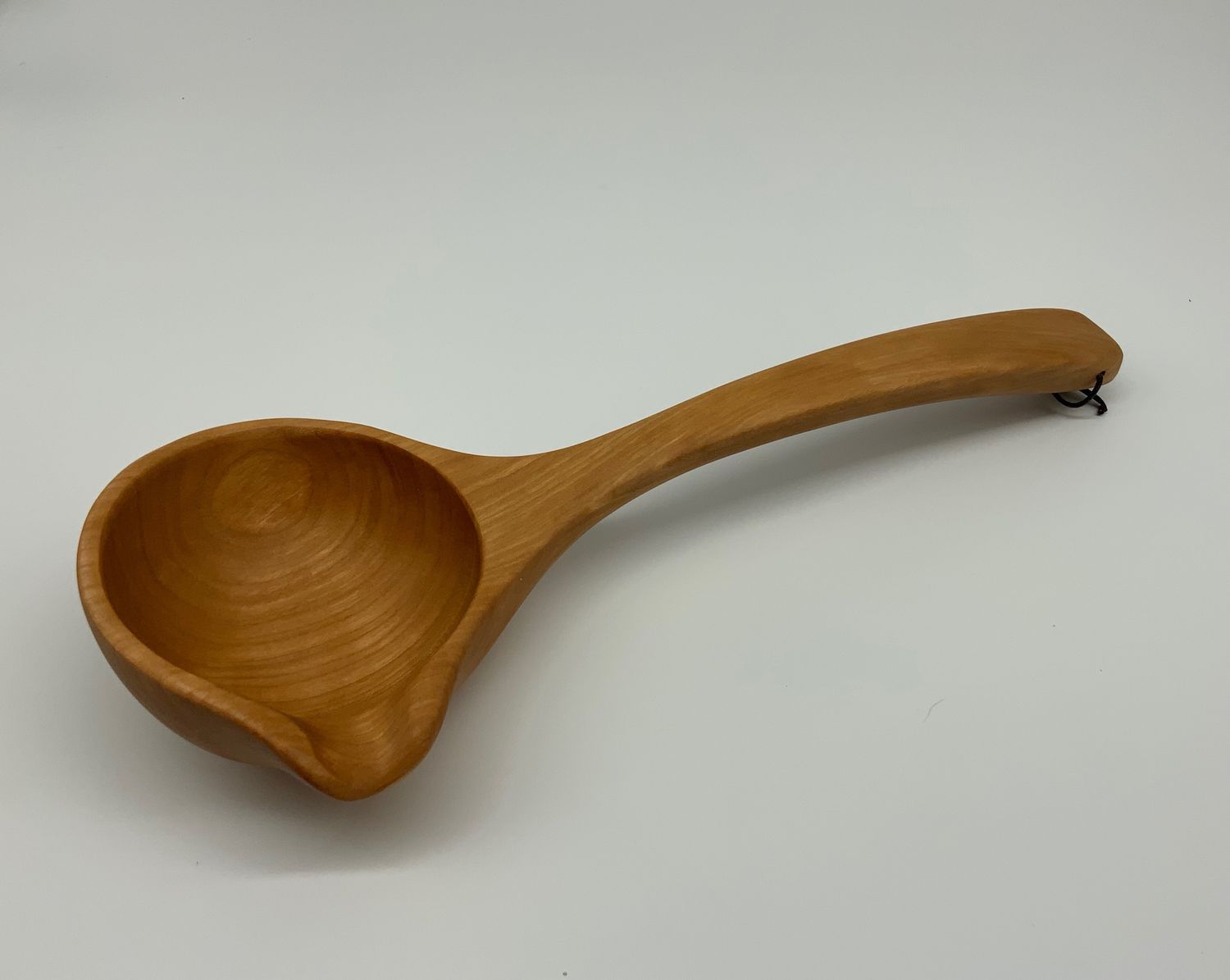 Wooden Spouted Serving Spoon