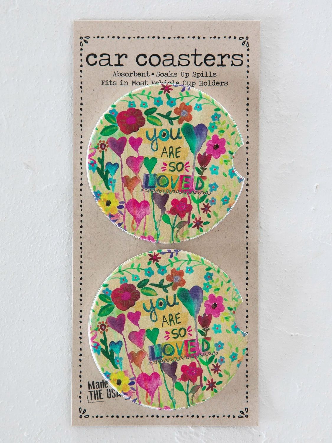 You are So Loved Car Coasters