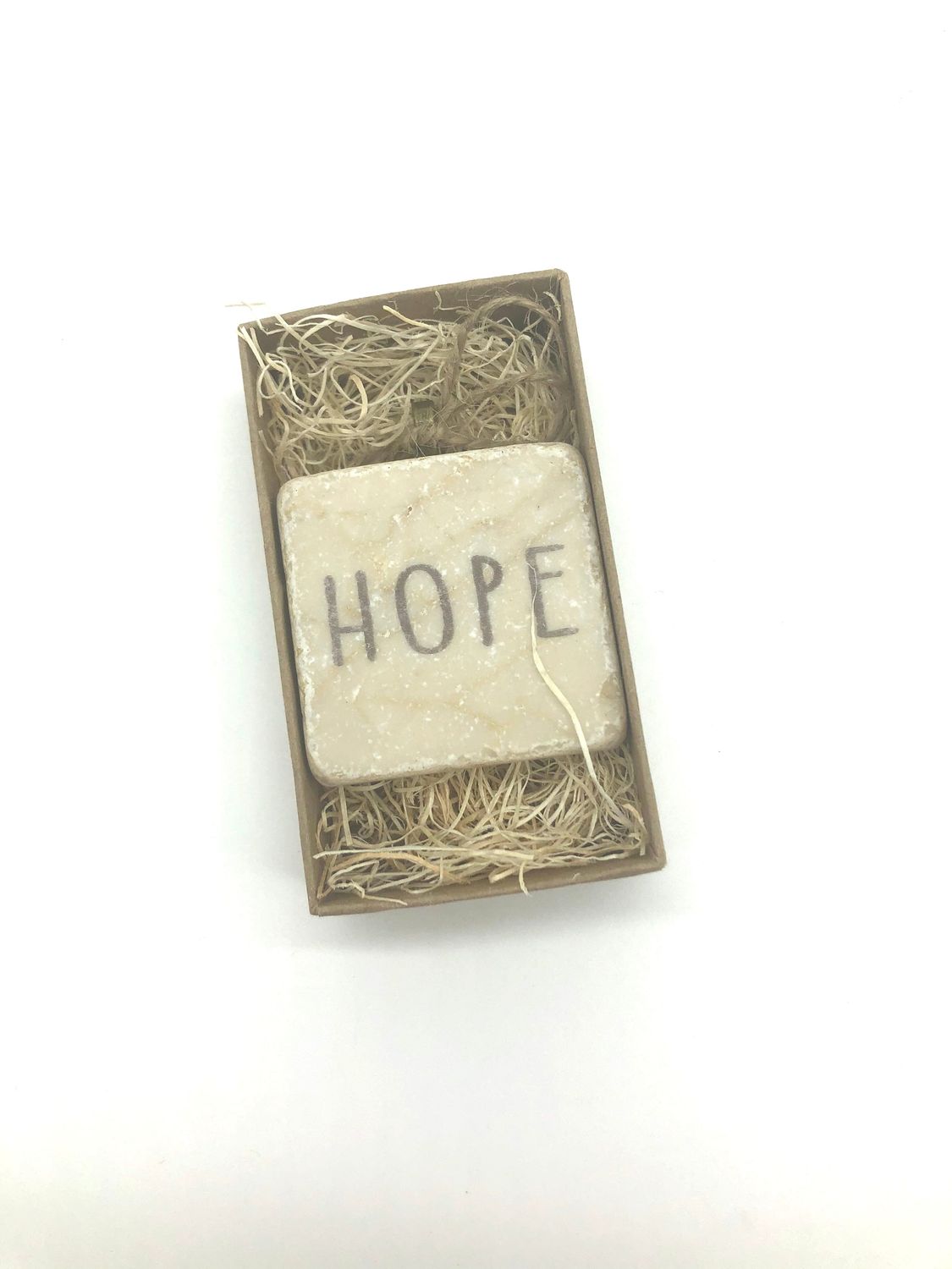 Scripture Stone Christmas Ornaments, Title: Hope