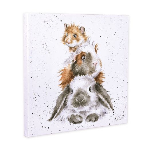 Piggy in the Middle Canvas