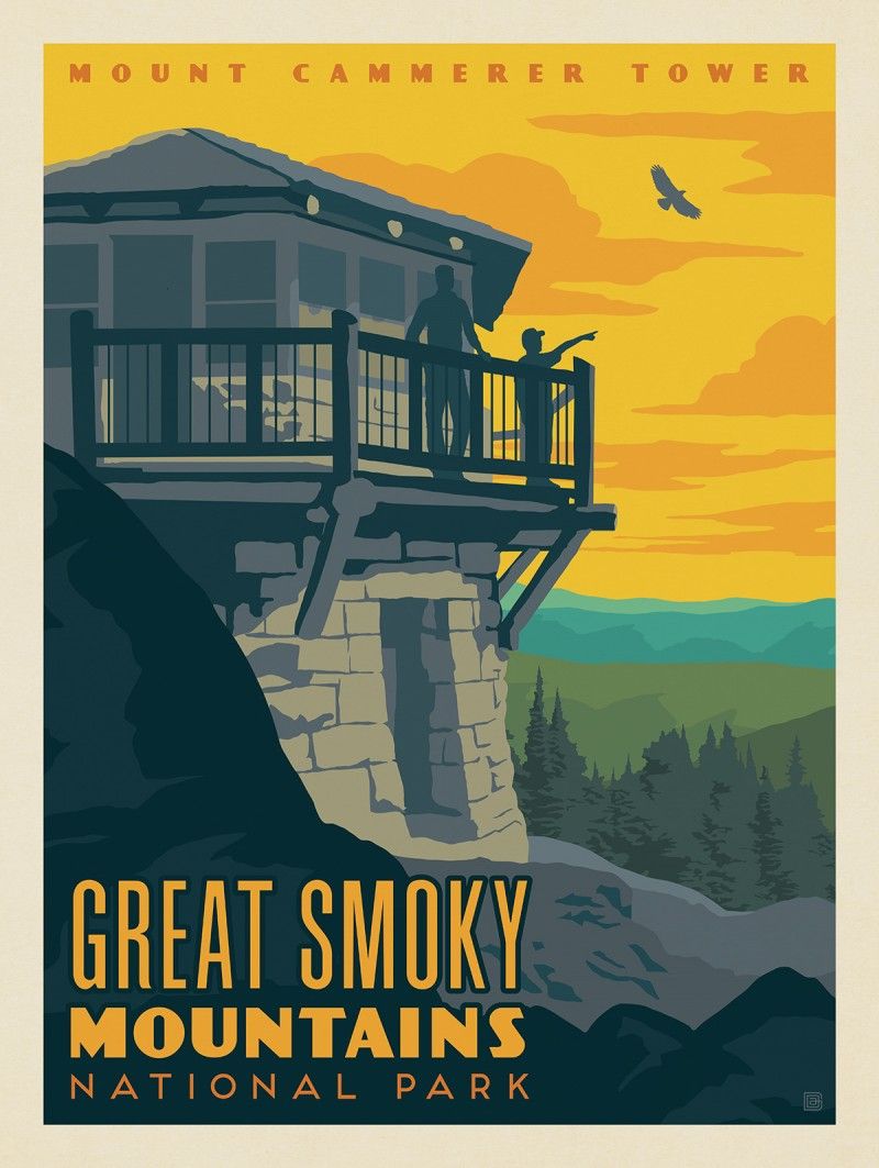 Mount Cammerer Tower Art Print