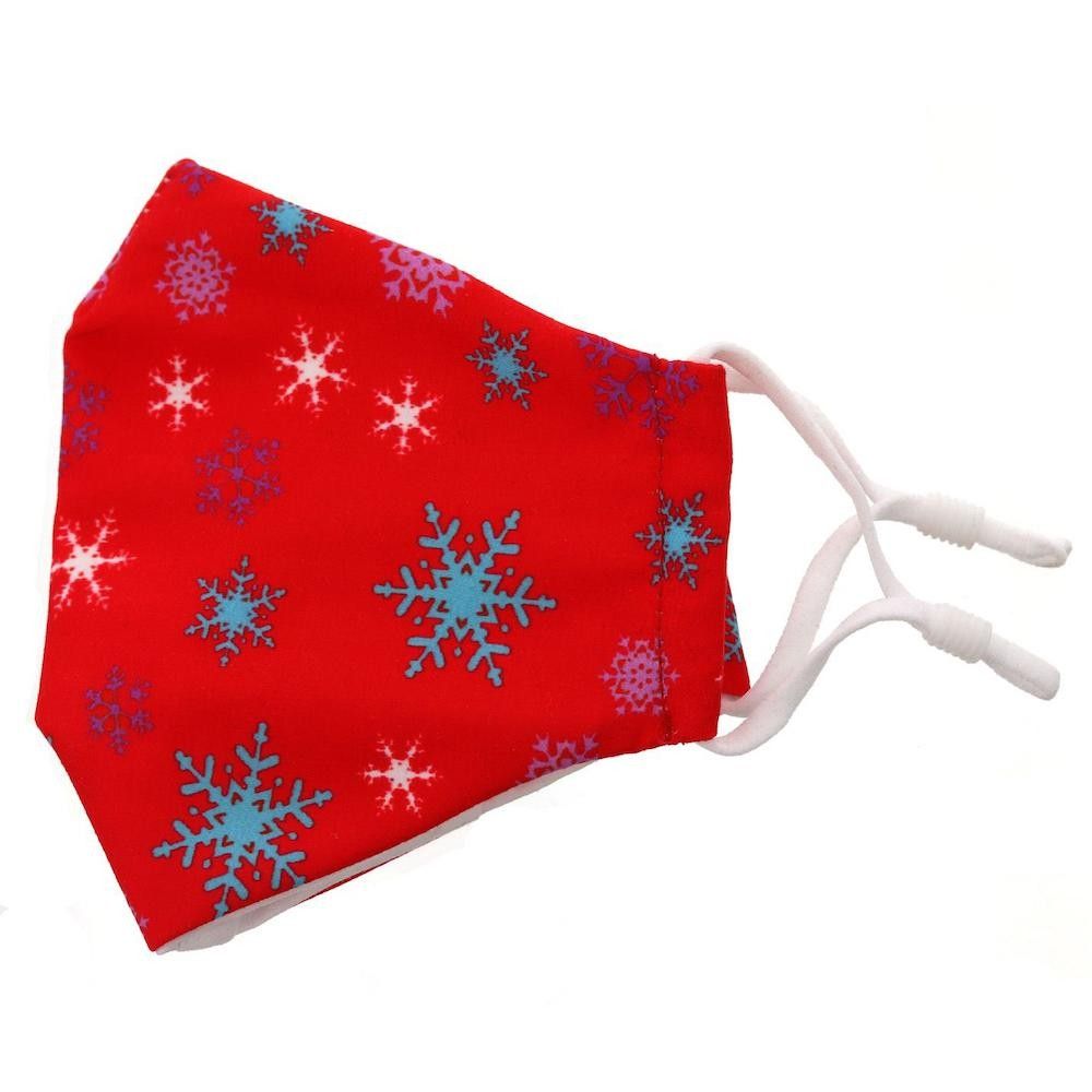 Children's Holiday Face Mask, Style: Snowflake