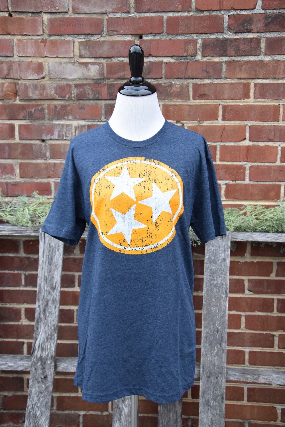 Clearance- Tennessee Tristar Tee in Heather Navy