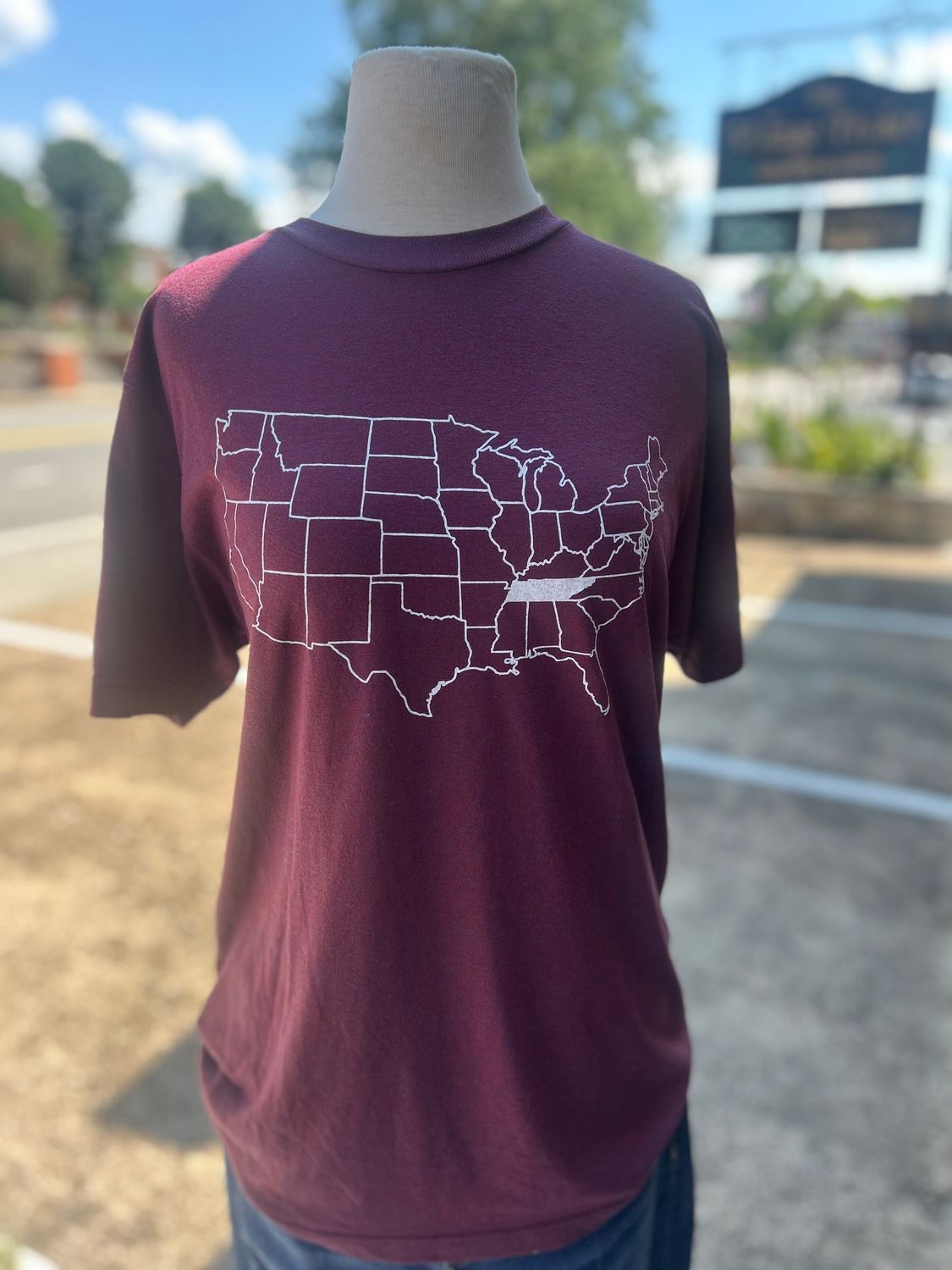 Unites States Map Tee