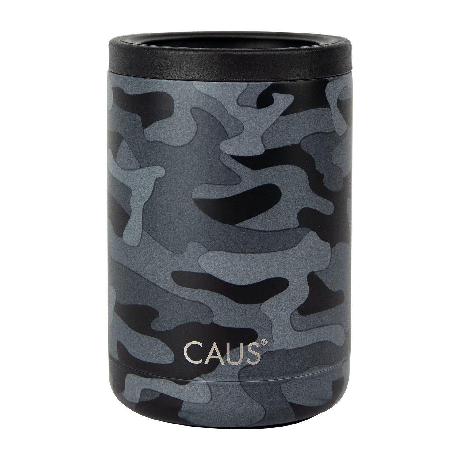 Caus Can Cooler, Style: Black Camo/Water