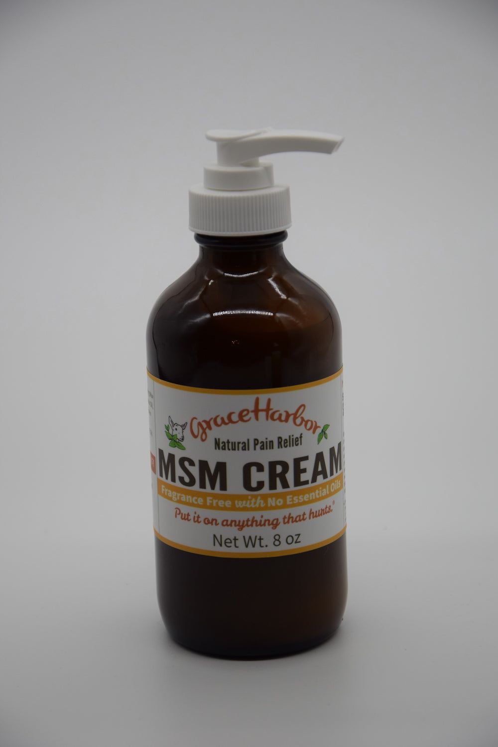 MSM Cream- Fragrance Free with No Essential Oils