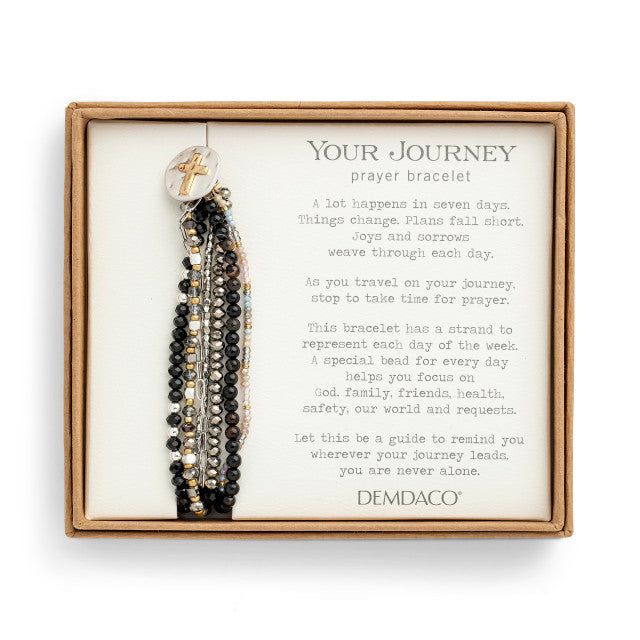 Your Journey Prayer Bracelet, Color: Black