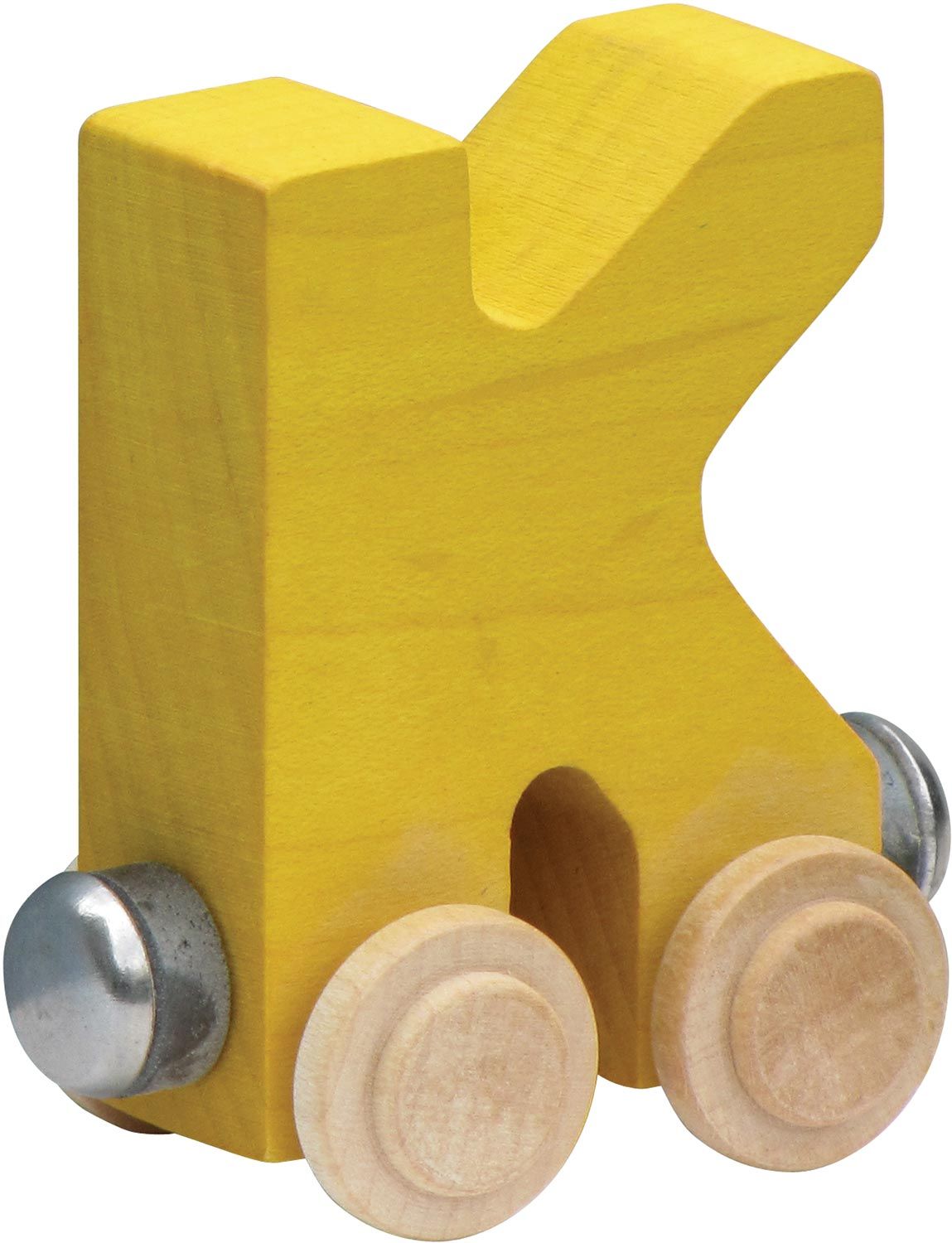 Letter K- Bright Colored Wooden Name Train