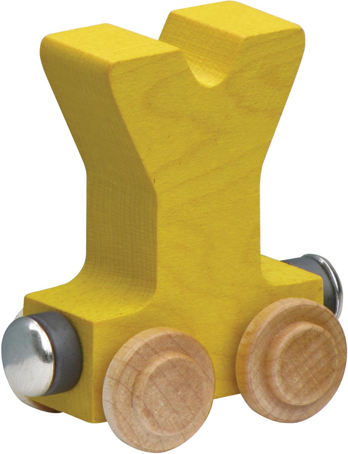 Letter Y- Bright Colored Wooden Name Train