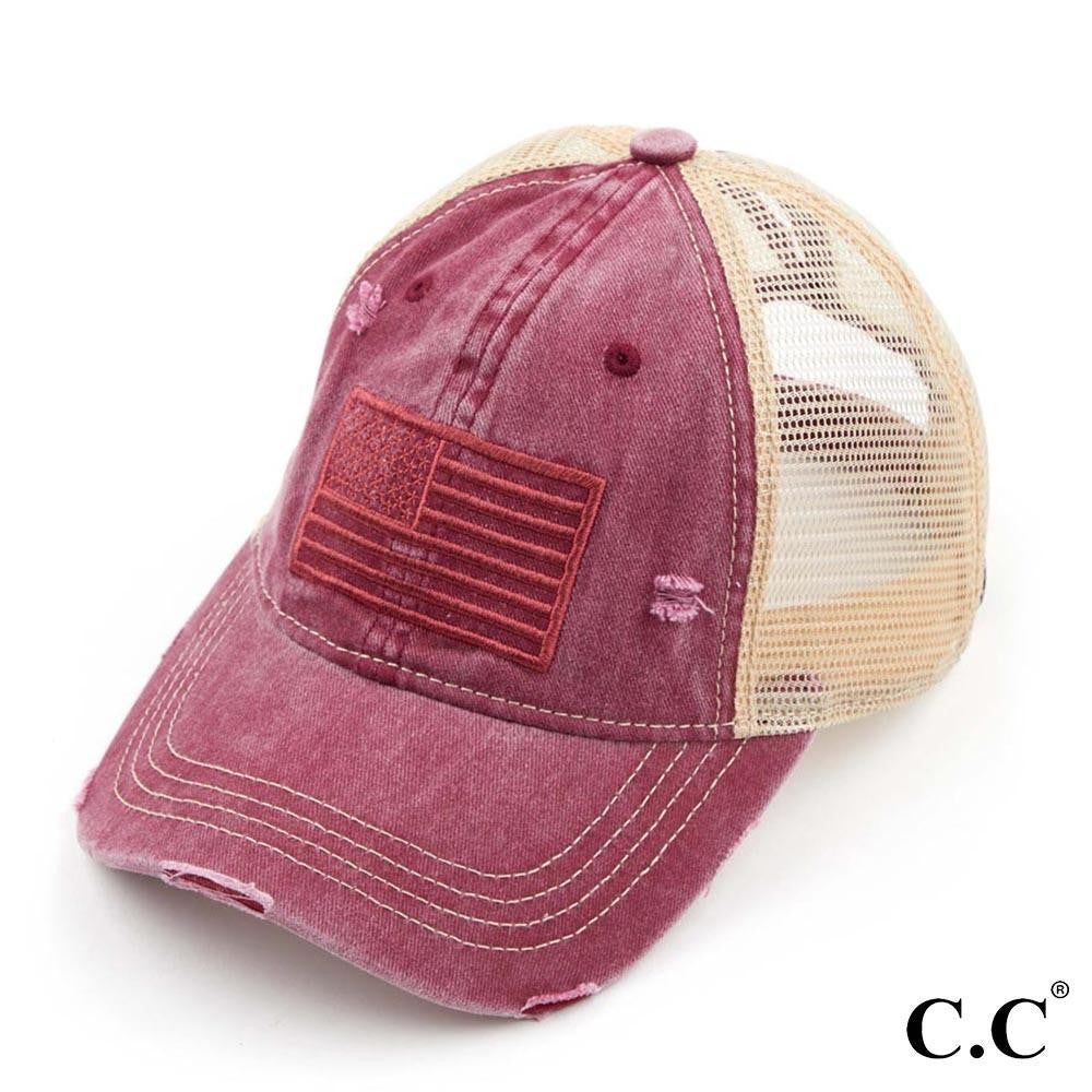 Assorted CC. Brand Ponytail Caps
