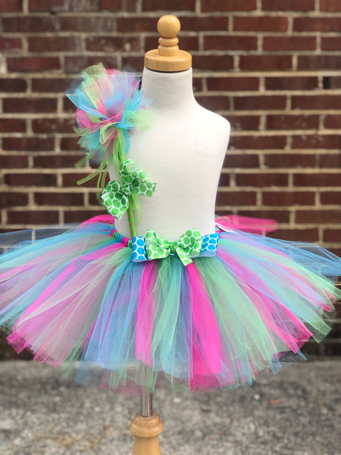 Bright Rainbow Surprise Tutu
