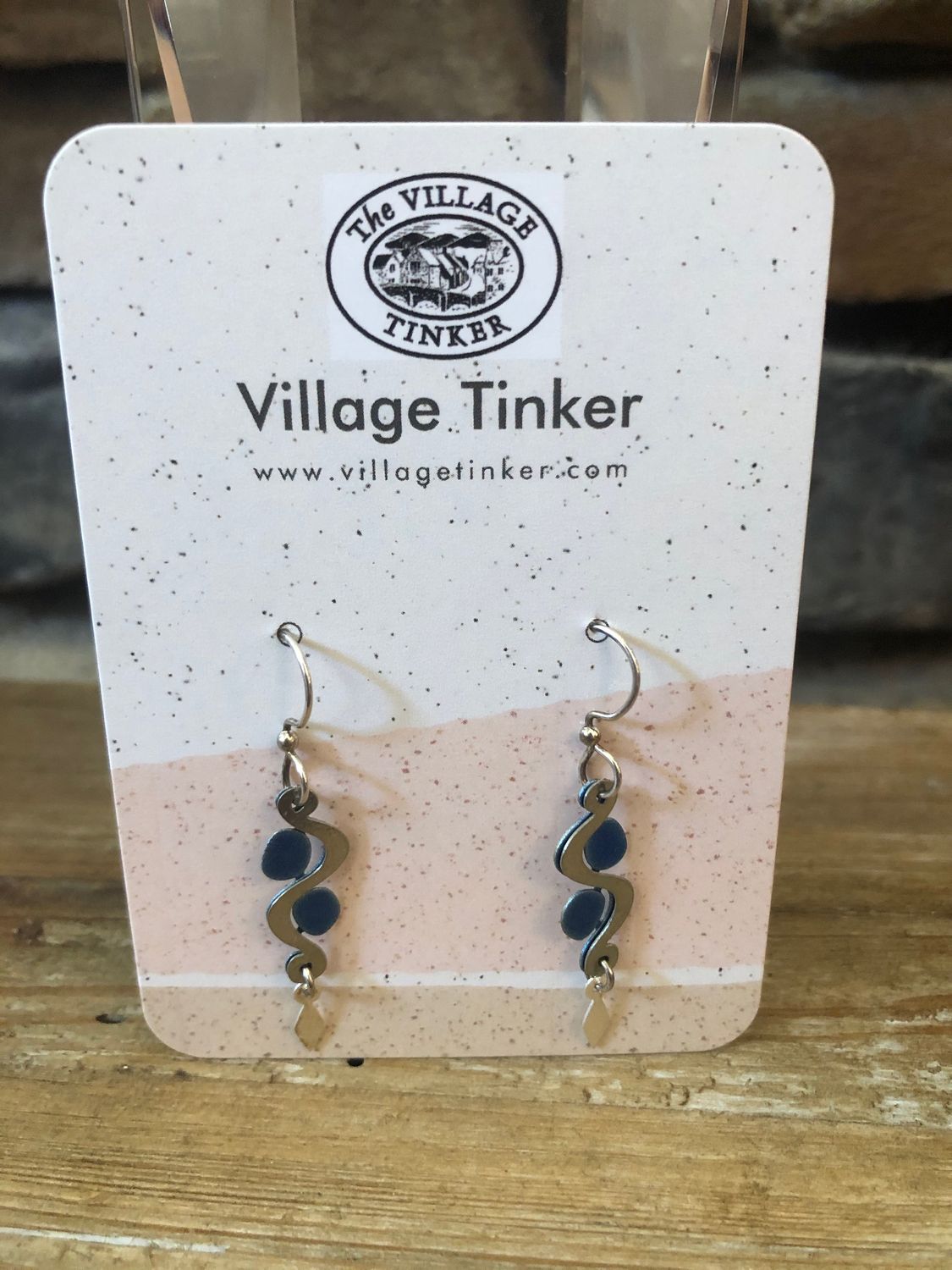 Sahra Swirl Earrings, Color: Beautiful Blue
