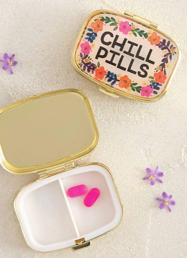 Pill boxes- Assorted Styles, Style: Chill Pills
