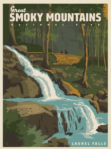 Great Smoky Mountains Laurel Falls