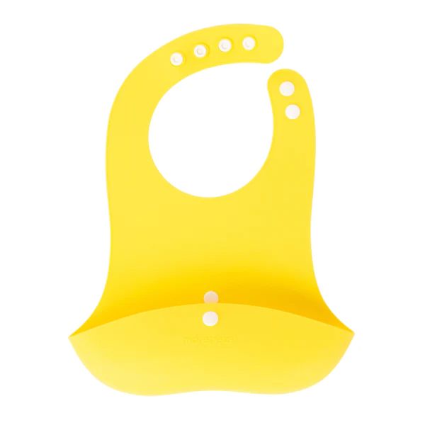 Roll and Snap Bib, Color: Banana