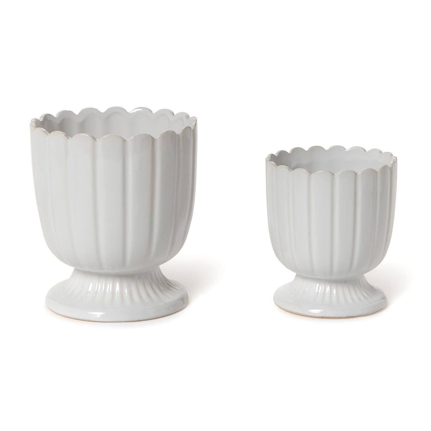 Scalloped Planters