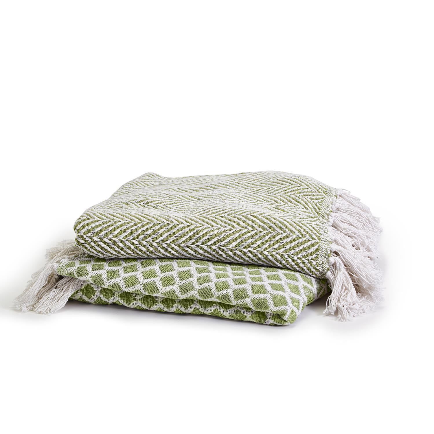Countryside Green Throws