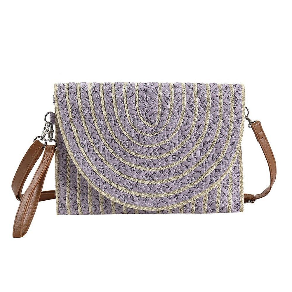Straw Clutch &amp; Crossbody