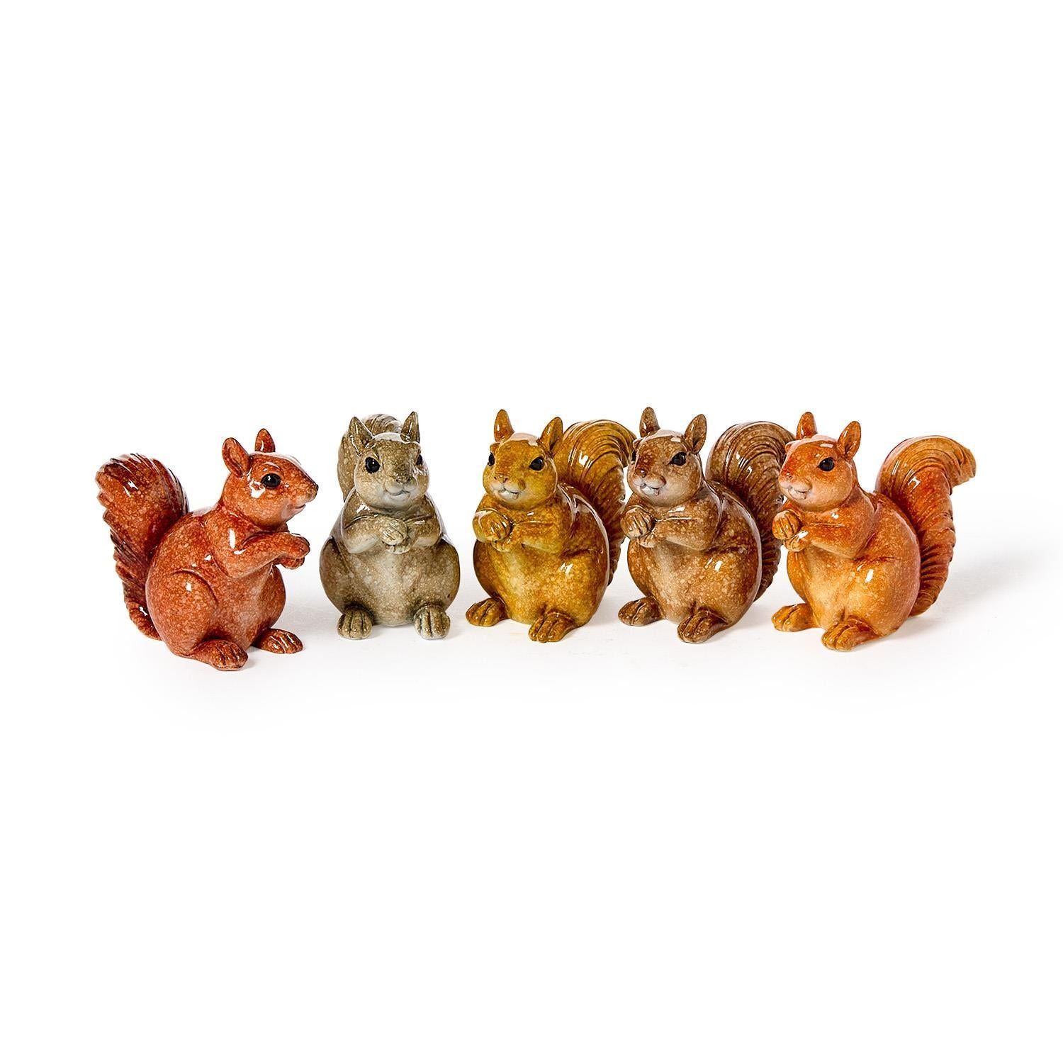 Handpainted Squirrel Figurine