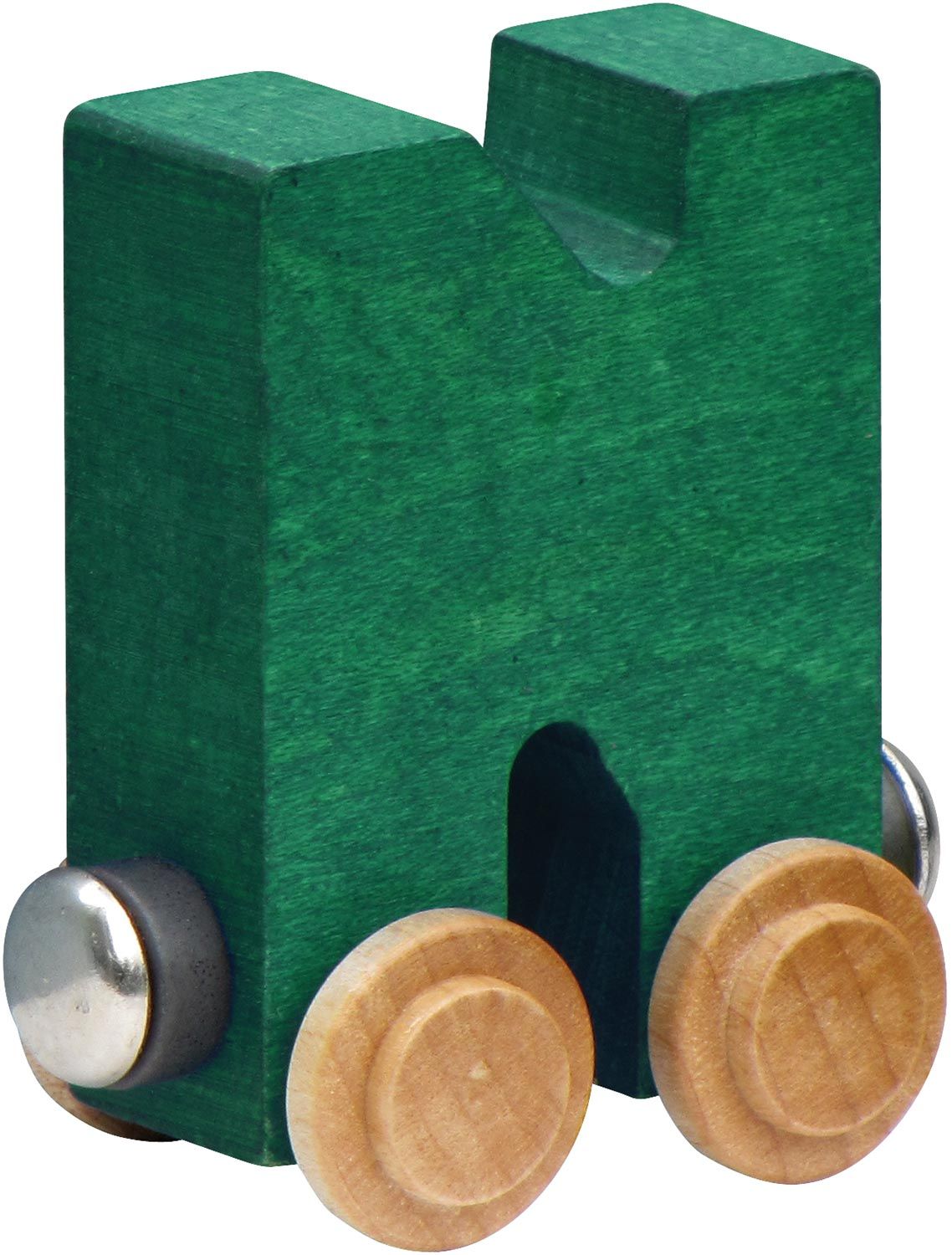 Letter N- Bright Colored Wooden Name Train