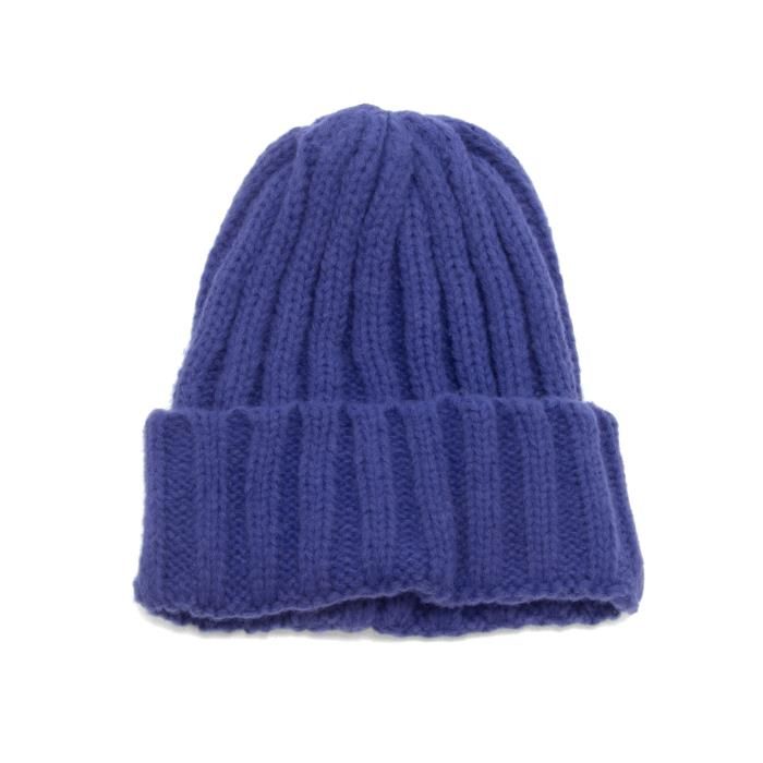 Thick Ribbed Beanie, Option: Blue