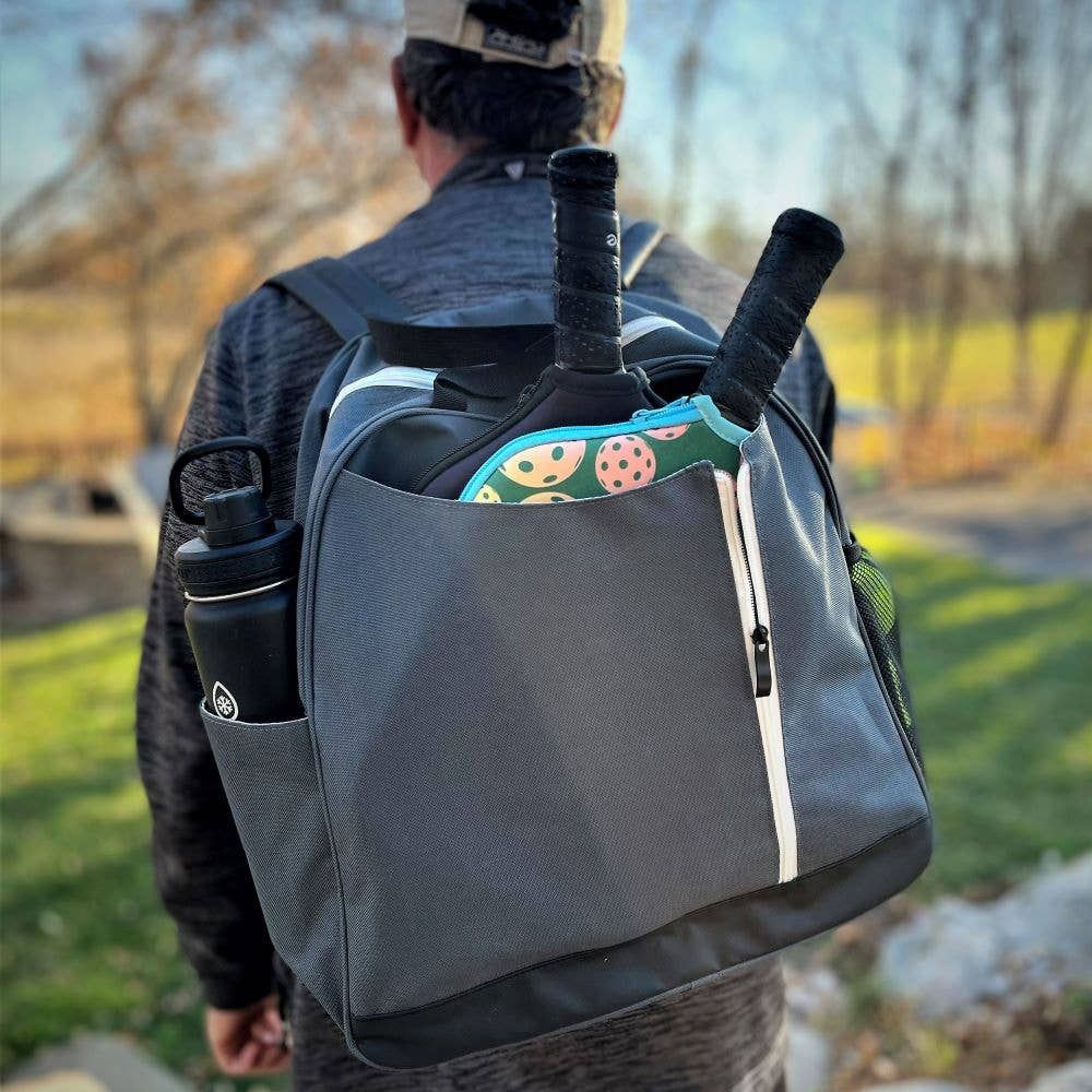 Pickleball Backpack in Gray