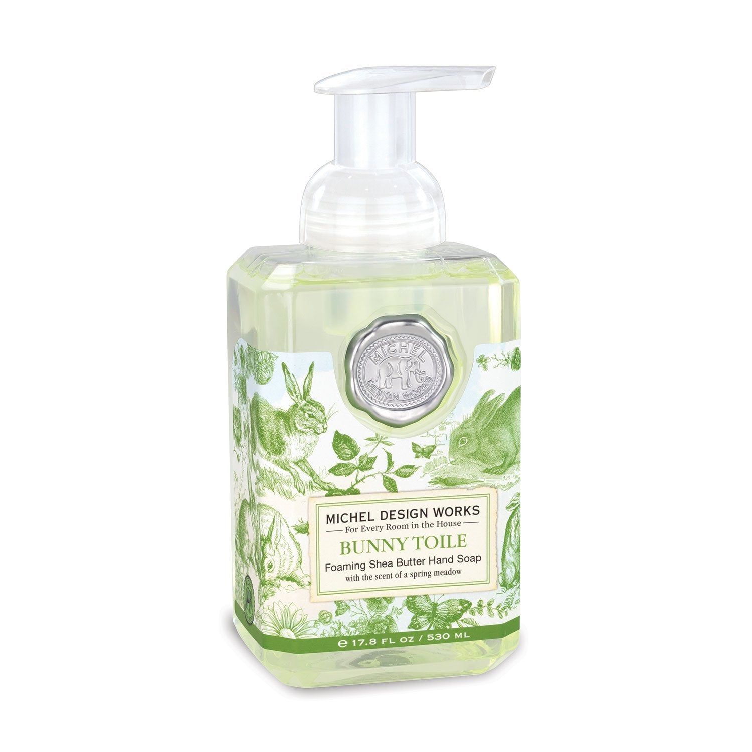 Assorted Foaming Shea Butter Hand Soaps, Style: Bunny Toile
