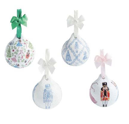 Nutcracker Paper Mache Ornaments