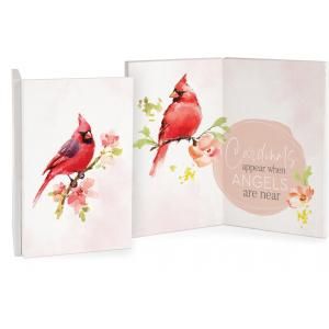 Wooden Keepsake Cards, Title: Cardinals Appear When Angels Are Near
