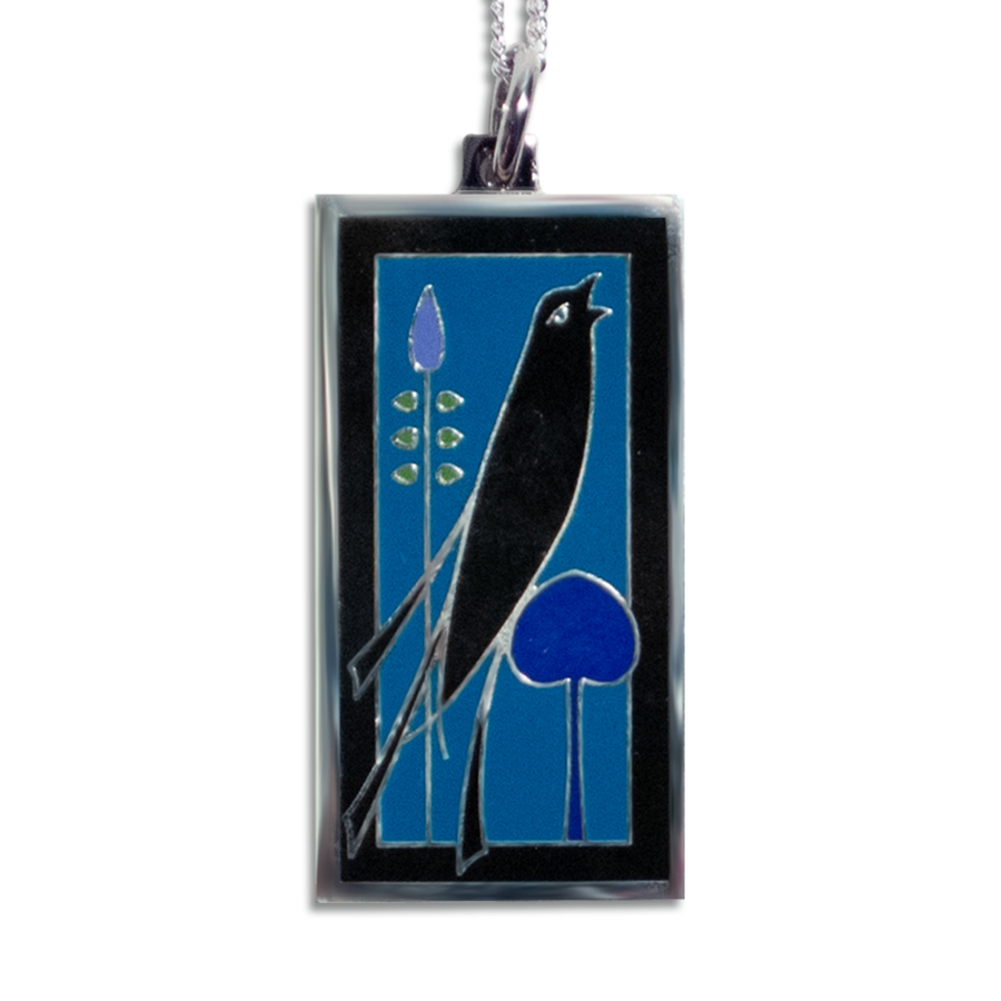 Songbird Pendant Necklace, Style: Midnight