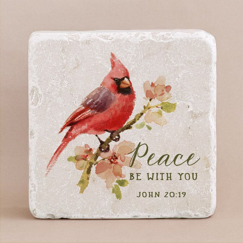 Peace Be with you John 20:19 Scripture Stone