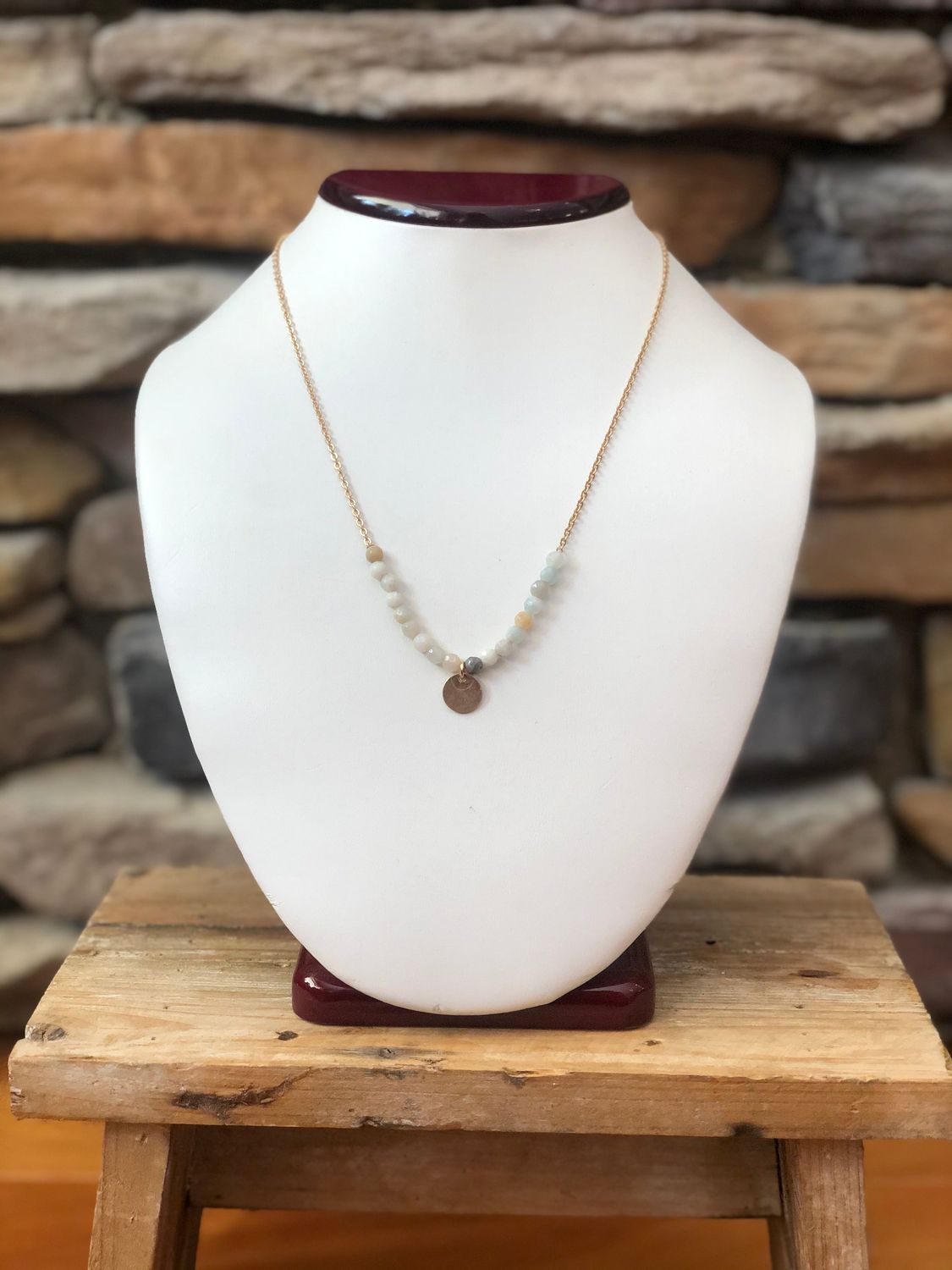 Sweet Caroline Necklace, Size: Amazonite
