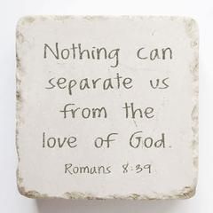 Romans 8:39 Scripture Stone, Size: Small
