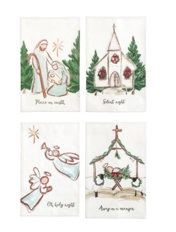 Nativity Tea Towels
