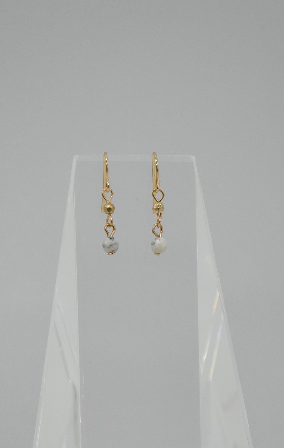 Dainty Dalia Earrings, Color: Amazonite