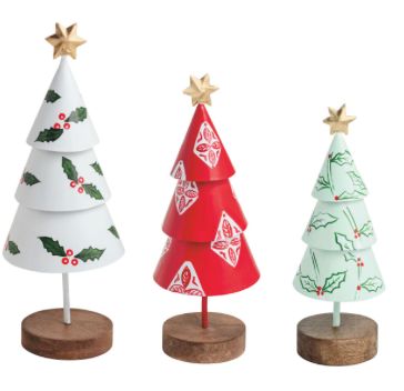 Tin Christmas Trees