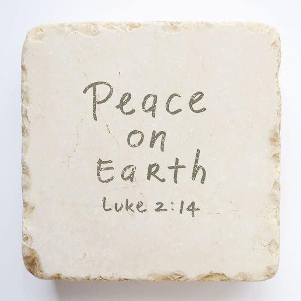 Luke 2 14 Scripture Stone 1