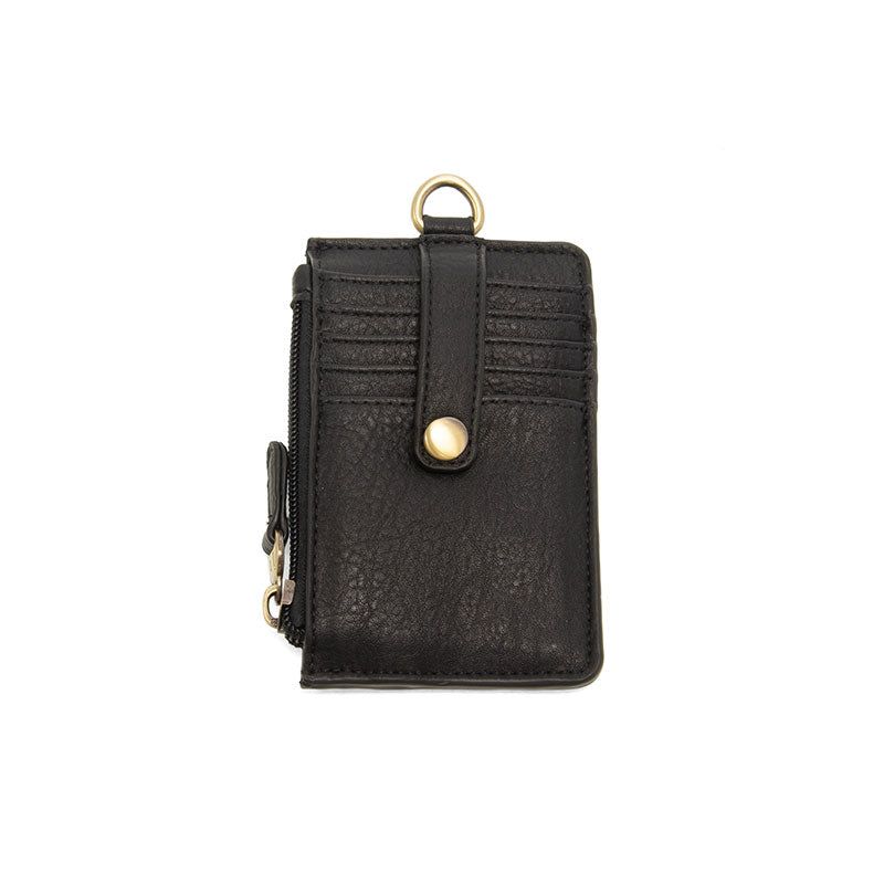 Dolly Small Card Wallet, Color: Black