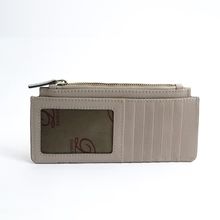 The Karla - Long Pebbled Stacker Wallet, Color: Ash