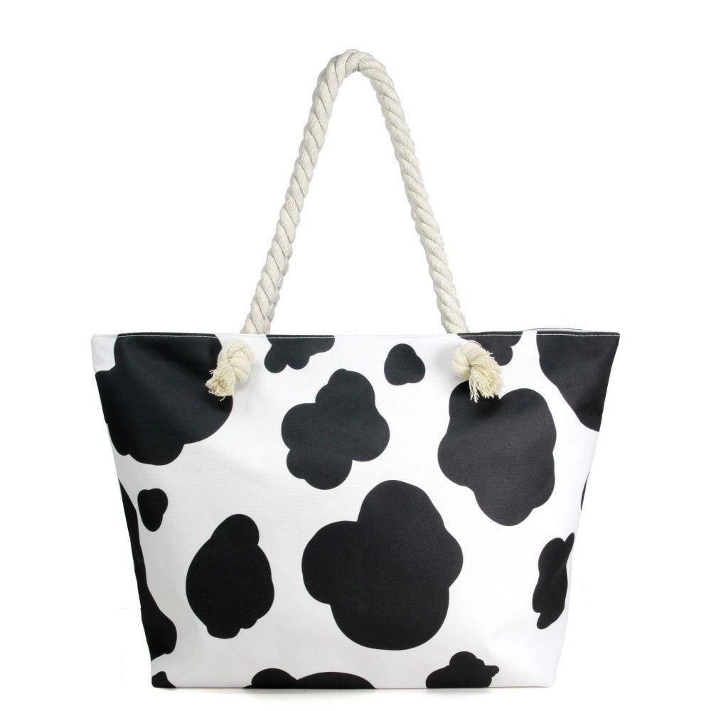 Fun Any Time Totes, Style: Cow Print